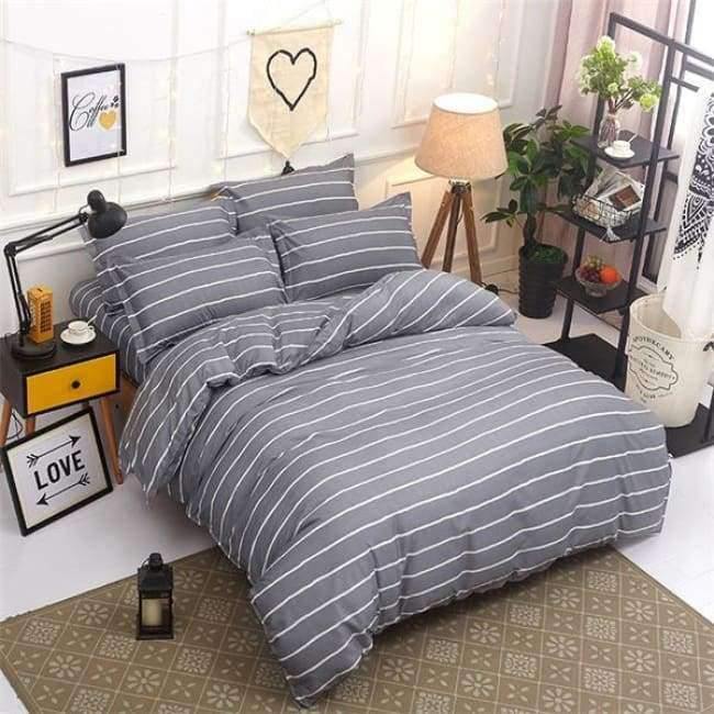 Schlafzimmer Ocean Bettwäsche Set Baumwolle Bettbezug Sets Bettlaken Kissenbezug Heimtextilien Matratze Einzel-King-Bettwäsche
