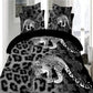 Hochwertige Luxus 3D Tiger Wolf Bettwäsche Set Western Stil Heimtextilien Bettwäsche Bettbezug Kissenbezug Tagesdecke