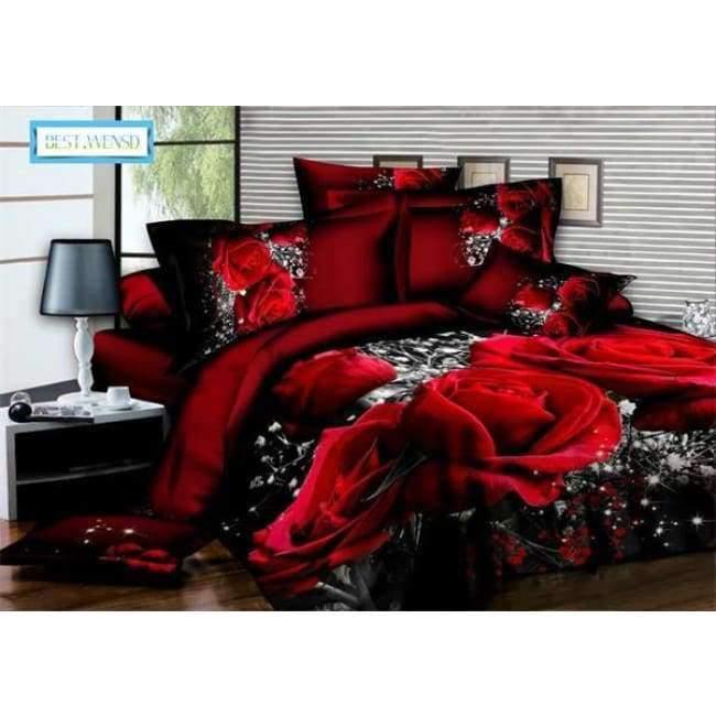 Hochwertige Luxus 3D Tiger Wolf Bettwäsche Set Western Stil Heimtextilien Bettwäsche Bettbezug Kissenbezug Tagesdecke