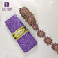 5 Yards Embroidered Lace Trim with 5 Yards Bazin Riche Getzner for African Women's Everyday Dresses Sewing Decoration Lace