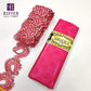 5 Yards Embroidered Lace Trim with 5 Yards Bazin Riche Getzner for African Women's Everyday Dresses Sewing Decoration Lace