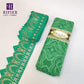 5 Yards Embroidered Lace Trim with 5 Yards Bazin Riche Getzner for African Women's Everyday Dresses Sewing Decoration Lace