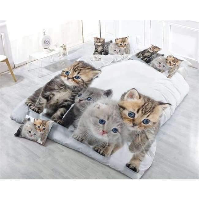 Hochwertige Luxus 3D Tiger Wolf Bettwäsche Set Western Stil Heimtextilien Bettwäsche Bettbezug Kissenbezug Tagesdecke