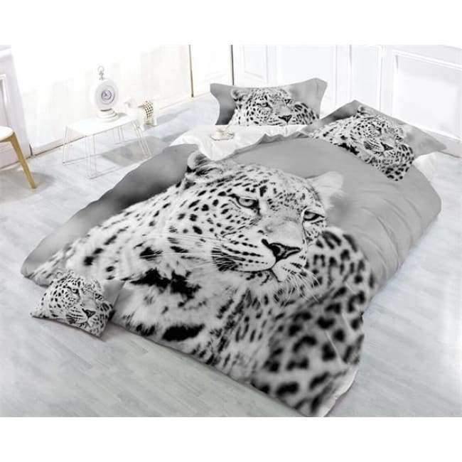 Hochwertige Luxus 3D Tiger Wolf Bettwäsche Set Western Stil Heimtextilien Bettwäsche Bettbezug Kissenbezug Tagesdecke