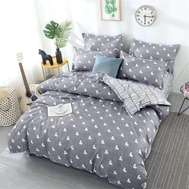 Schlafzimmer Ocean Bettwäsche Set Baumwolle Bettbezug Sets Bettlaken Kissenbezug Heimtextilien Matratze Einzel-King-Bettwäsche
