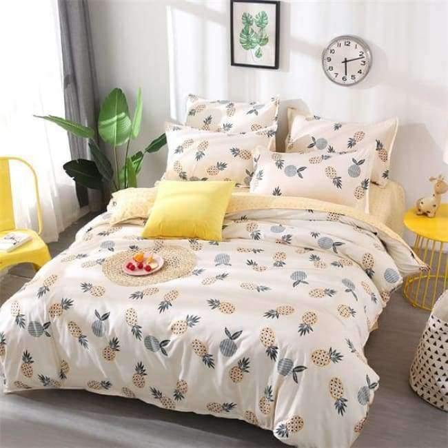 Schlafzimmer Ocean Bettwäsche Set Baumwolle Bettbezug Sets Bettlaken Kissenbezug Heimtextilien Matratze Einzel-King-Bettwäsche