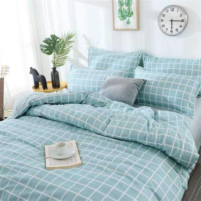 Schlafzimmer Ocean Bettwäsche Set Baumwolle Bettbezug Sets Bettlaken Kissenbezug Heimtextilien Matratze Einzel-King-Bettwäsche