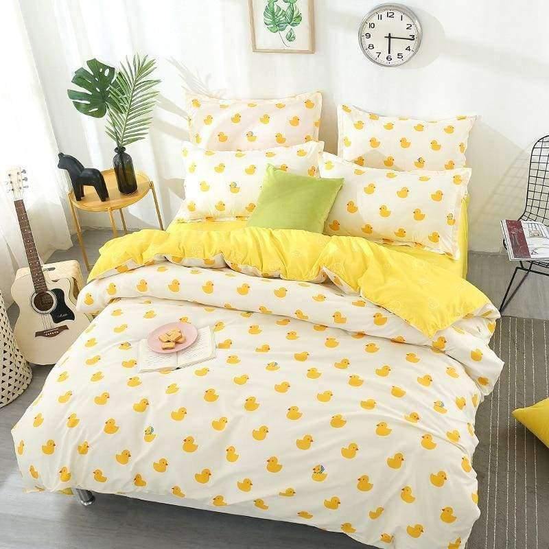 Schlafzimmer Ocean Bettwäsche Set Baumwolle Bettbezug Sets Bettlaken Kissenbezug Heimtextilien Matratze Einzel-King-Bettwäsche