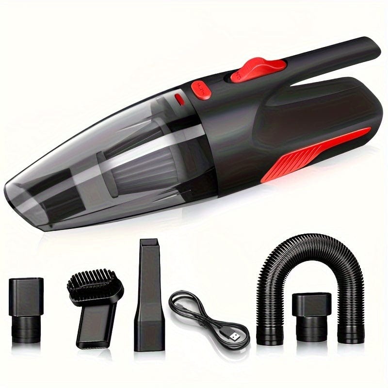 1 Stück, Leistungsstarker Handheld Wireless Auto-Staubsauger Mit Doppelverwendung Für Zuhause Und Auto, USB-Ladung, Kabellos, Mini Haushaltsstaubsauger Mit 4000mAh/44w/40dps
