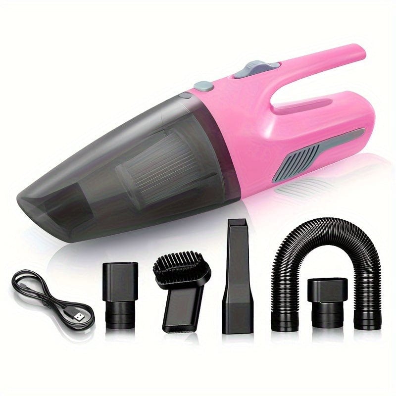 1 Stück, Leistungsstarker Handheld Wireless Auto-Staubsauger Mit Doppelverwendung Für Zuhause Und Auto, USB-Ladung, Kabellos, Mini Haushaltsstaubsauger Mit 4000mAh/44w/40dps