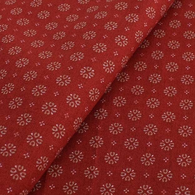 Chainho, Geometric Patterns, Printed Solid Color Cotton Fabric, DIY Quilting & Sewing Poplin Material for Baby & Children's Clothes, Shirt, Skirt