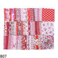 50 pieces squares 10*10cm colorful patchwork cotton fabrics quilt material DIY home quarter handicrafts sewing fabric