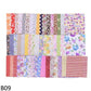 50 pieces squares 10*10cm colorful patchwork cotton fabrics quilt material DIY home quarter handicrafts sewing fabric
