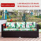 1pc Outdoor Bedruckte Tierblätter Florale Boho-Stil Kokosnuss Bedruckte Sofabezug Couchbezug Möbel Schutzbezug Wohnkultur Sofa Schoner