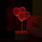 Balloon Novelty USB Touch 3D Nachtlicht Dreidimensionale Dimmbar Led Schreibtischlampe als Wohnkultur Tischlampe