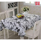 PVC Tischdecke Wasserdicht Rechteckige Plastik Picknickdecke für Teetisch Heimtextilien Mode Liebe Festlich Rot MJ033