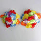 5PCS/Set Plastikfasern Frauen Grasröcke Hula-Rock Hawaiian Kostüme 30CM/40CM/60CM Damen Ankleiden Festliche & Partybedarf