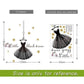 Baroque Waltz Wall Sticker Decoration For Clothing Store Decor DIY Wall Tattoo Commercial Space decorative QTM363-4