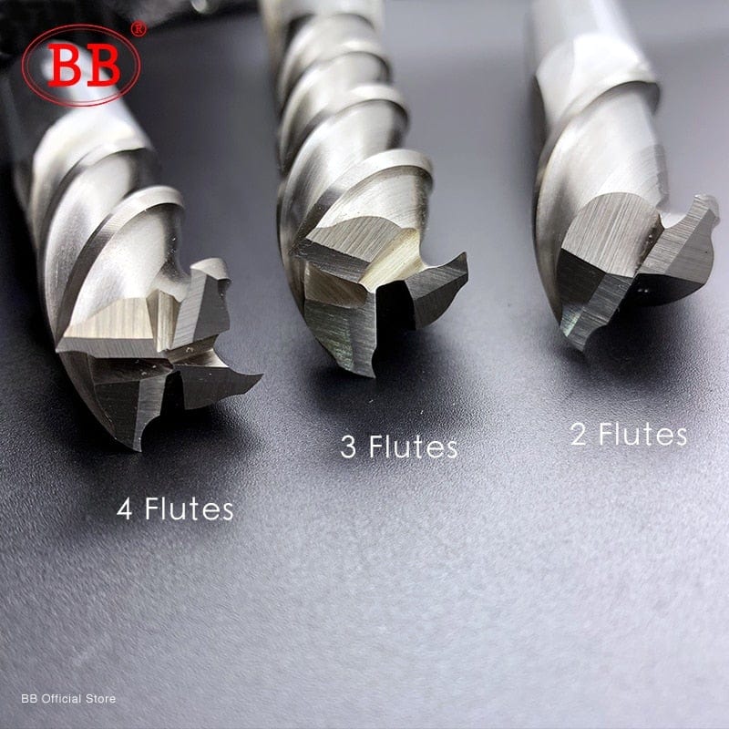 BB End Mills High Precision HSS Metal Cutter Co8 Cobalt D1-32mm 2 3 4 Cutting Teeth Aluminum Milling Tool Key Lock Cutter Mill