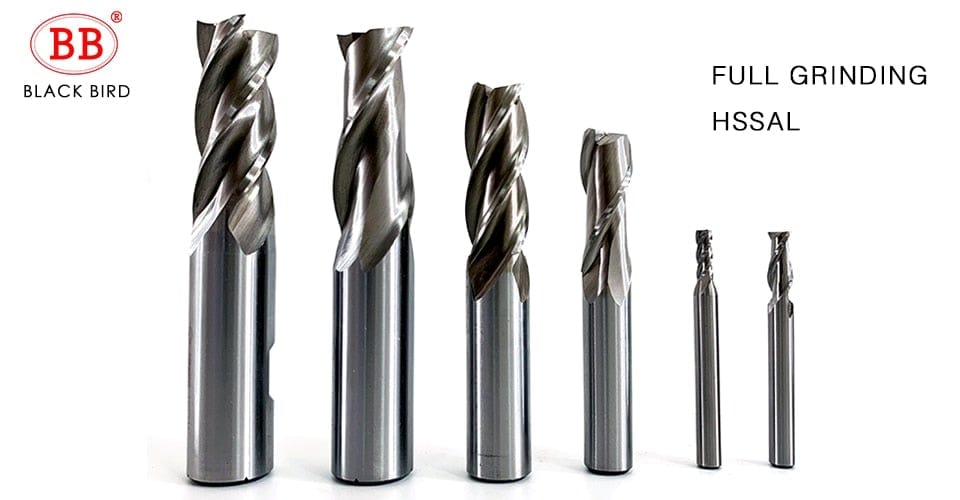BB End Mills High Precision HSS Metal Cutter Co8 Cobalt D1-32mm 2 3 4 Cutting Teeth Aluminum Milling Tool Key Lock Cutter Mill
