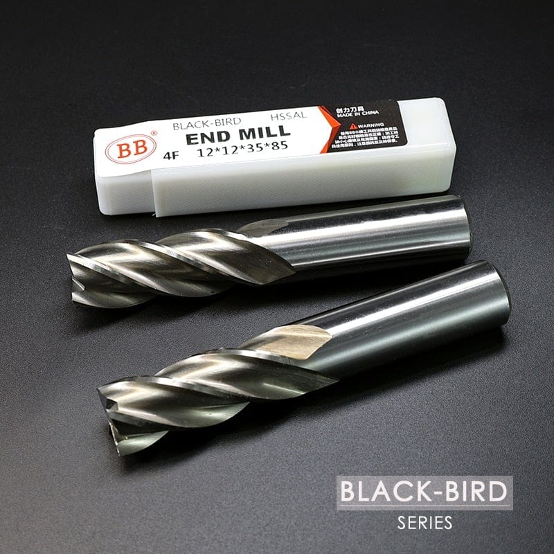 BB End Mills High Precision HSS Metal Cutter Co8 Cobalt D1-32mm 2 3 4 Cutting Teeth Aluminum Milling Tool Key Lock Cutter Mill