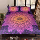 Bettwäsche Outlet Bohemian Flower Bettwäsche Set Gradient Purple Mandala Steppdeckenbezug Set Kingsize Heimtextilien