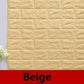 Wasserfeste Schaumziegel 3D Wandpaneele DIY Selbstklebende Tapete Für Kinderzimmer Schlafzimmer Wanddekoration 3D Ziegel Wohnzimmer Tapete