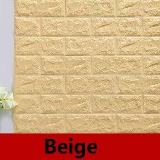 Wasserfeste Schaumziegel 3D Wandpaneele DIY Selbstklebende Tapete Für Kinderzimmer Schlafzimmer Wanddekoration 3D Ziegel Wohnzimmer Tapete