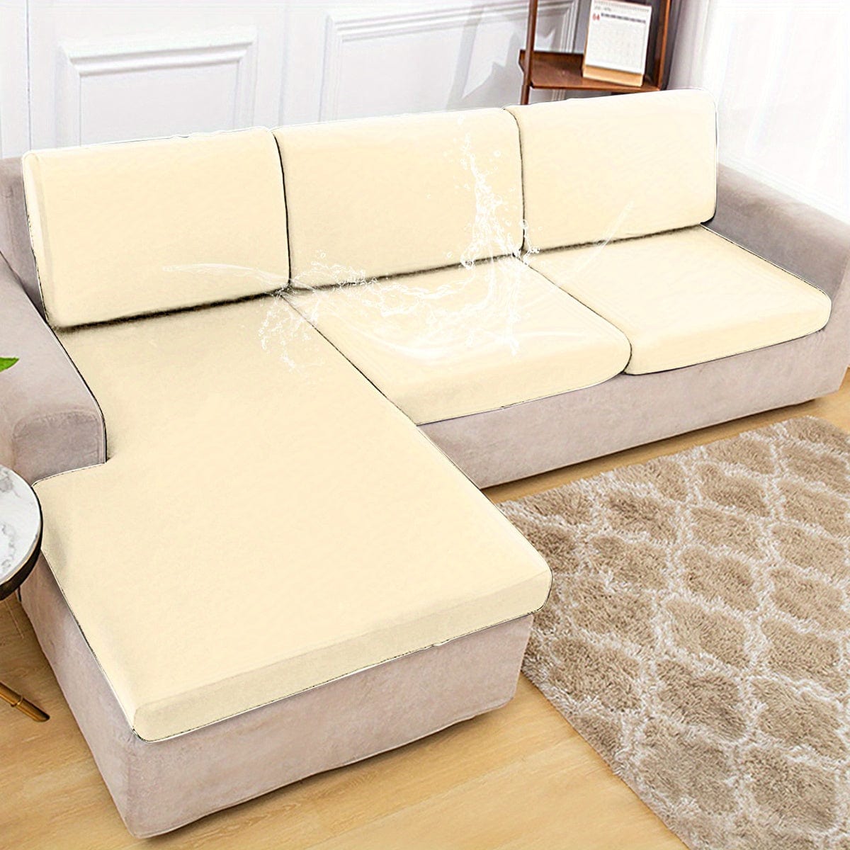 1 Stück Stretch-Wasserabweisender Stoff Sofa Überwurf Schlafzimmer Sofa Bezug Möbel Schutz Für Büro Wohnzimmer Wohnkultur