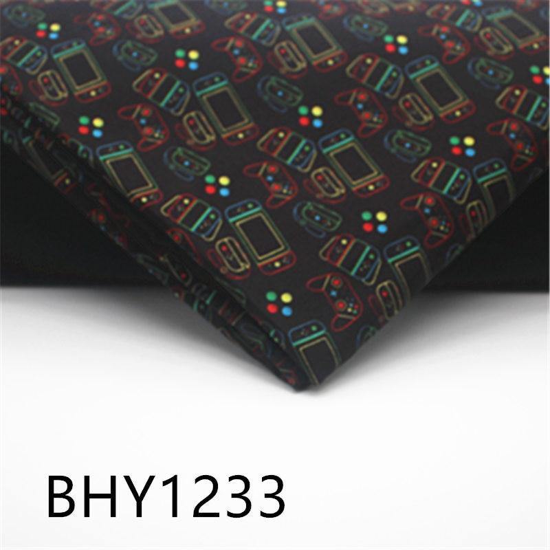 45*140cm Patchwork-Game-Print Polyester Cotton Fabric for Sewing Dresses, Fabric Making, DIY Pillow Covers 1235