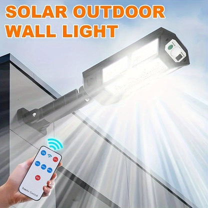 1PC 6500K Super Helle LED Solar Wandlampe, Bewegungsmelder, 3 Beleuchtungsmodi Licht, Außen Garten Sicherheits Straßen Hof Lampe Solar Gartenlampe mit Batterie