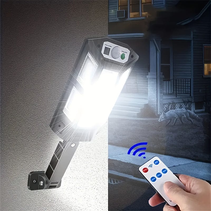 1PC 6500K Super Helle LED Solar Wandlampe, Bewegungsmelder, 3 Beleuchtungsmodi Licht, Außen Garten Sicherheits Straßen Hof Lampe Solar Gartenlampe mit Batterie