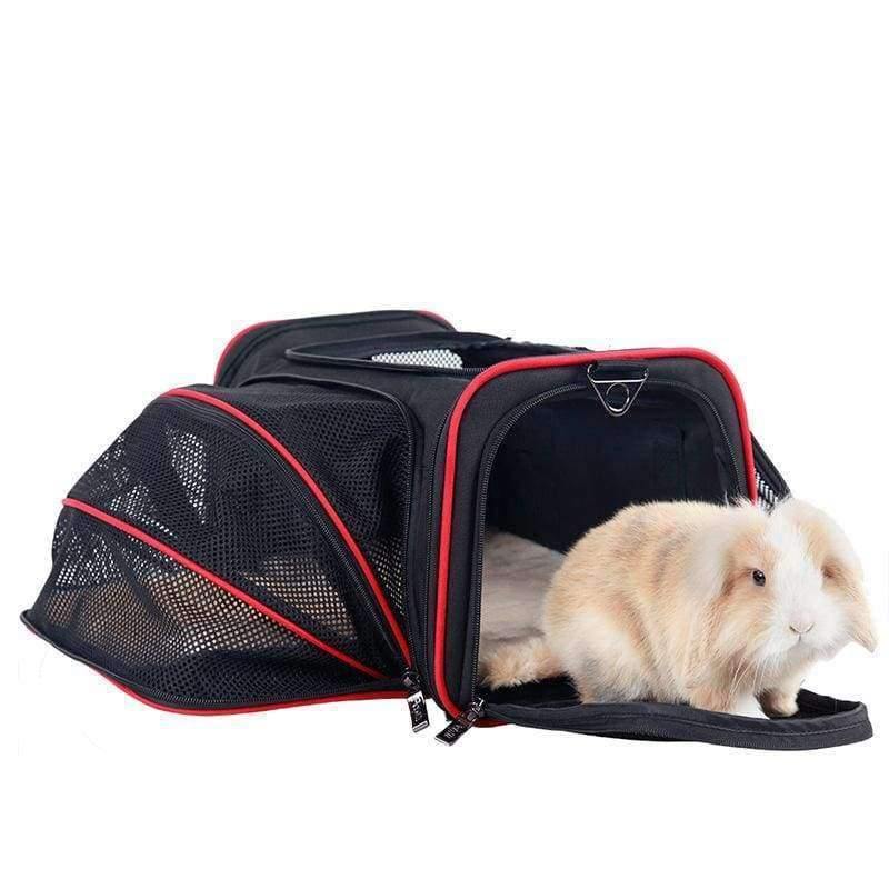 Erweiterbare tragbare Haustier Hund Auto Reise Tasche für kleine Hunde Oxford atmungsaktiver Katzen Tragetasche Outdoor Auto Reise Zubehör