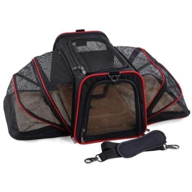 Erweiterbare tragbare Haustier Hund Auto Reise Tasche für kleine Hunde Oxford atmungsaktiver Katzen Tragetasche Outdoor Auto Reise Zubehör