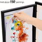 2 Stück/Set Kunstrahmen, A4 Frontöffnung Bilderrahmen, Wandmontierte Holzrahmen, Moderne transparente Rahmen für Zuhause, Klappbare Holzmagnetrahmen, Zum Speichern und Ausstellen von Kunstwerken, Graffiti, Auszeichnungen und Zertifikaten,