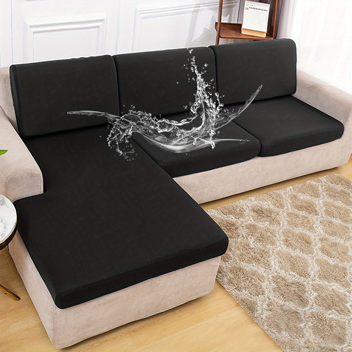 1 Stück Stretch-Wasserabweisender Stoff Sofa Überwurf Schlafzimmer Sofa Bezug Möbel Schutz Für Büro Wohnzimmer Wohnkultur