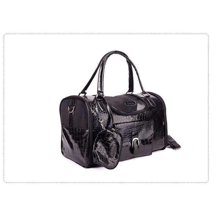 Tragbare Outdoor Haustier Katze Hund Tragetasche mit Geldbörse Pu Leder Reise Kleine Hund Chihuahua Teddy Tragetasche Handtasche