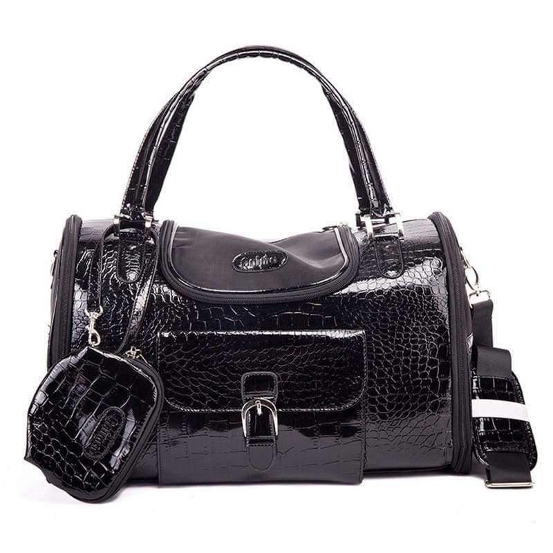 Tragbare Outdoor Haustier Katze Hund Tragetasche mit Geldbörse Pu Leder Reise Kleine Hund Chihuahua Teddy Tragetasche Handtasche