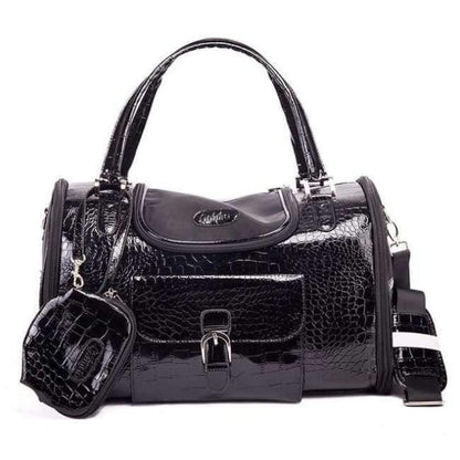 Tragbare Outdoor Haustier Katze Hund Tragetasche mit Geldbörse Pu Leder Reise Kleine Hund Chihuahua Teddy Tragetasche Handtasche