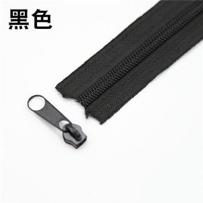 5Meter 5# Nylon spiral zippers for DIY sewing projects bags shoes clothing accessories available in 24 colors