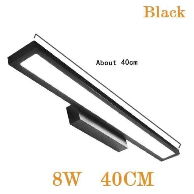 LED Wandleuchte Minimalismus Spiegelfrontbeleuchtung Badezimmer Make-up Wandleuchten Moderne Aluminium wandmontierte Wandleuchten Beleuchtungseinrichtung