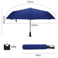 Folding automatic umbrella rain women men auto luxury large windproof travel umbrellas for men rain black coating