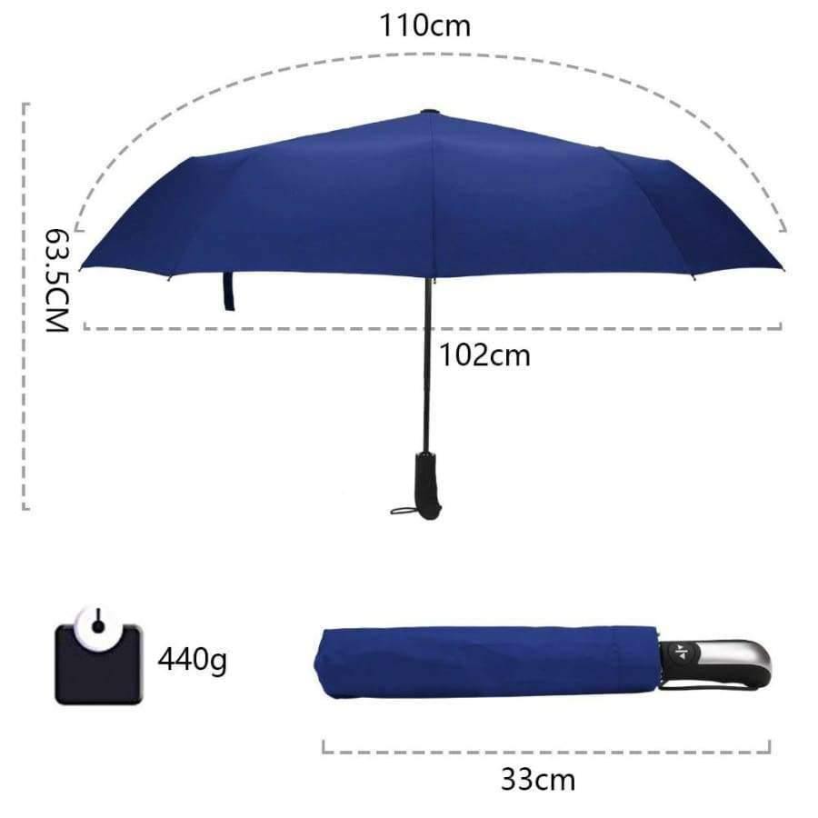 Folding automatic umbrella rain women men auto luxury large windproof travel umbrellas for men rain black coating