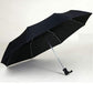Ladies Full Automatic Aluminum-Fiberglass Sturdy Frame Three-Foldable Compact Large Umbrella