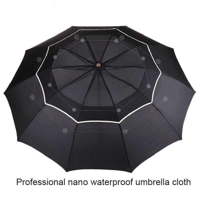 Top-Qualität Regenschirm Herren Regen Damen Winddicht Groß Paraguas Männer Frauen Sonne 3 Faltender Großer Regenschirm Outdoor Parapluie