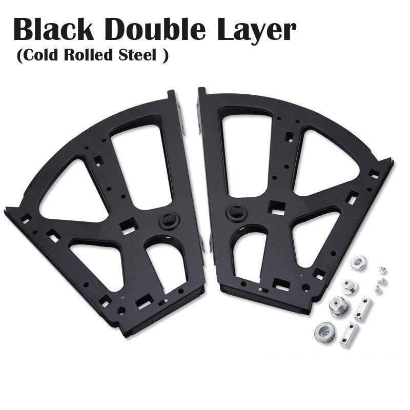 2PCS Möbel Scharniere Schuhe Schublade Schrank Scharnier Regal Metall Zubehör Edelstahl Faltbar Selbstmontage Hardware