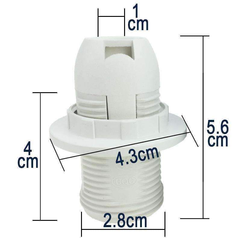HGhomeart Vollzahn E14 Schraubfassung E14 Zubehör für Lampen Lampenfassung E14 Beleuchtungszubehör