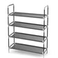 Home Shelf 4 Storage Neu Schwarz Wohnen Grau Schlafzimmer Multifunktionale Regale Raum Schichten Metall Schuhe Raum Quadrat Vier