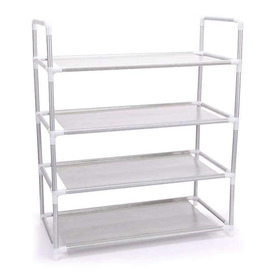 Home Shelf 4 Storage Neu Schwarz Wohnen Grau Schlafzimmer Multifunktionale Regale Raum Schichten Metall Schuhe Raum Quadrat Vier