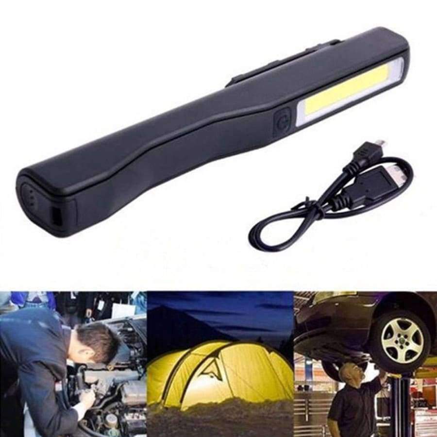 Mini COB LED Stift Licht USB wiederaufladbar Arbeits Inspektionslicht Tragbare Wartungs Taschenlampe Handhe flashlight mit Magnet AA